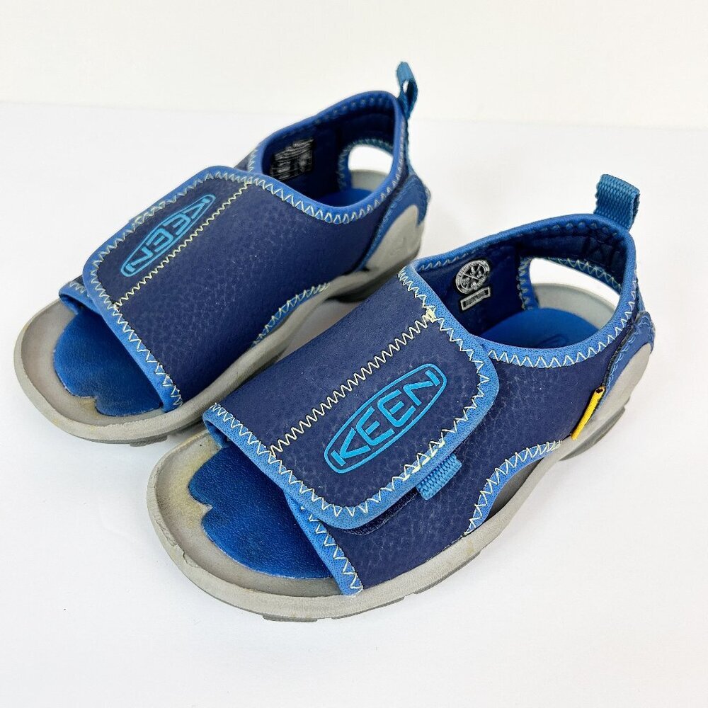 Keen Sandals Toddler 9 Blue Knotch River Waterproof Open Toe Comfort Unisex